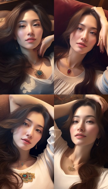 垫图生成美女