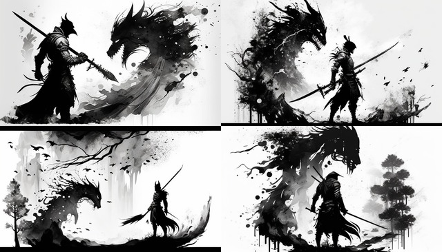 a guy is in a knight and a sword he is holding out